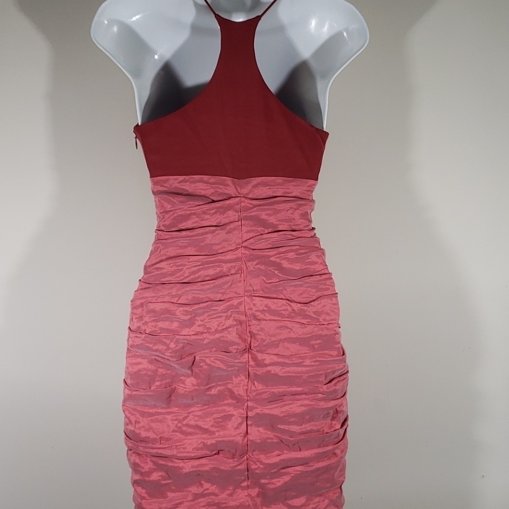 NICOLE MILLER COLLECTION Ruched Dress, Size 0 - Picture 5 of 8